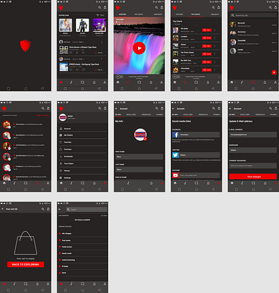 Beatsale app design typography uidesign ux