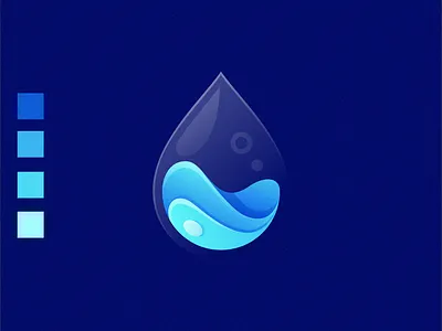 water logo best dribbble shot colorful coreldraw design forsale good gradient ilustrator liquidlogo logo logo water nice water water logo