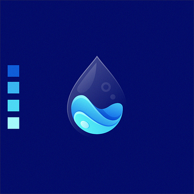 water logo best dribbble shot colorful coreldraw design forsale good gradient ilustrator liquidlogo logo logo water nice water water logo