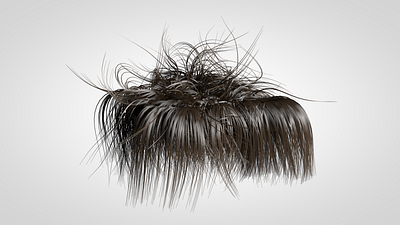 Hair Fountain 1mproviser 3d animation c4d cinema 4d hair motiongraphics render