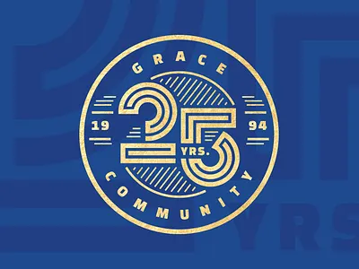 25th Anniversary - Grace Community Church 25 anniversary church logo year