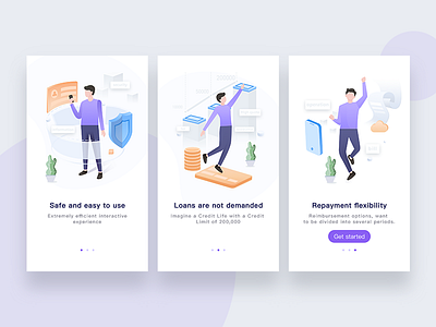 Guide page illustration illustration ui 插图 矢量