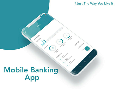 Mobile Banking Application app application bank banking mobile mobile wallet simple ui ux wallet