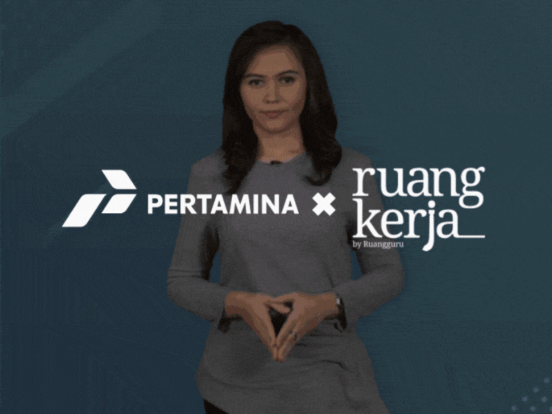 Pertamina x Ruangkerja: Effective Working Attitude education infographic learning