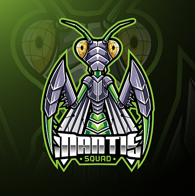 Mantis sport mascot logo design animal logo branding design esport game design graphic design illustration logo mantis mascot logo