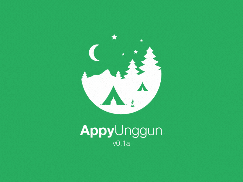 AppyUnggun Outdoor Gear Rental icon ux