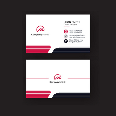 Modern Business Card abstract art black and white blue blue business business card card clean color colorful cool corporate creative divergent elegant minimal minimalist new new year personal