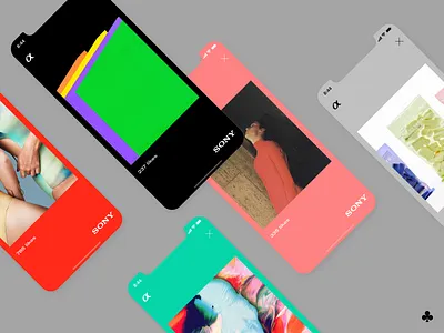 Sony Alpha Photo Contest Concept alpha artdirection concept contest design grid layout mishano photo sony ui ux web wip