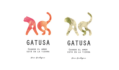 Wine Gatusa. brand cat icon icons illustration logo spain type typogaphy wine