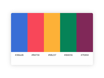 Best color palette for new project. android app color color palette colors creative design free ios minimal mobile palette swatch swatches ui ux