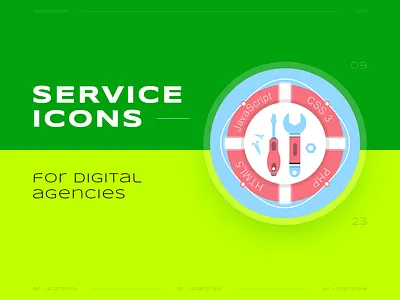 Service icons №9 azatdraw digital icons illustration web design