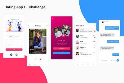 Dating App android app booking branding design logo mobile ui ux