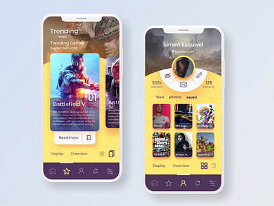 Trending Games 🎮 app app concept clean color colorful concept dashboard design design app games illustration inspiration iphone mobile style today trending ui ui daily ui design