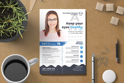 Modern Medical Healthcare Flyer care clinic clinic flyer dental dentist devdesign devdesign.studio doctor emergency equipment fitness flyer health healthcare flyer hospital hospital flyer leaflet medical medical flyer medicine