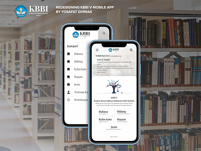 REDESIGNING KBBI EDISI V BY YOSAFAT DHIMAS coreldraw coreldraw x8 graphic design mobile app design ui design ui ux design ux design
