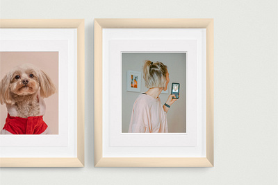 Picture Frame Mockup Set birch branding clean dog download frame fresh identity interior landscape logo mockup mockup template mockups picture picture frame portrait scene selfie square