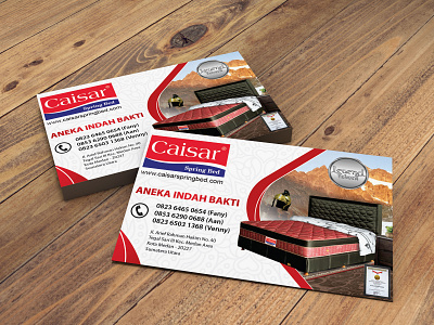 Aneka Indah Bakti name card card design furniture store graphic design illustrator cc name card photoshop cc print design