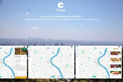 CforGood application application ui bordeaux cforgood desktop illustration logo maps shop user experience ux user interface ux design