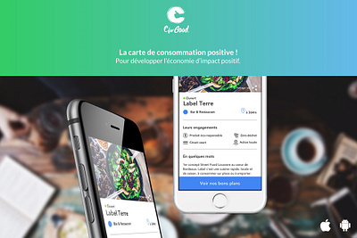 CforGood application application ui bar bio design fairtrade logo mobile mobile app restaurant shop ui design user experience ux user interface