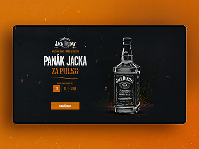 Jack Daniel's- Landing page Jack Friday animation coctail design jackdaniels landingpage ui ux vafighters webdesign website