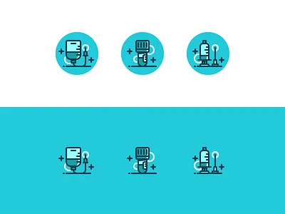 Medical Icon Set icon icon design icons illustration illustrator iv drip line icons medical medical icons rosek syringe ui vacutainer vector vector icons vectorart