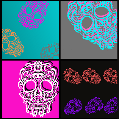 Sugar Skulls illustration skull sugar skull