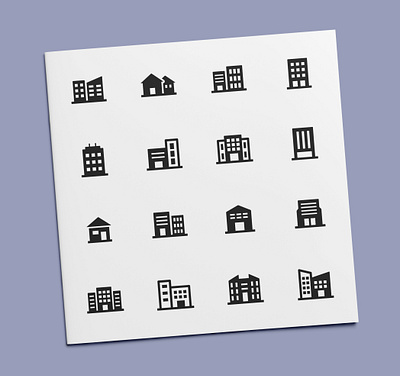 Building Icons apartment architecture building city home house icon icon design icon set icons office real estate