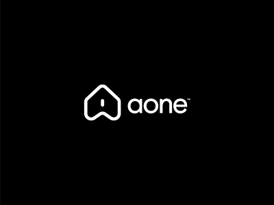 Aone branding home house icon logo logodesign logos logotype logotypedesign minimal simple smarthome typography vector