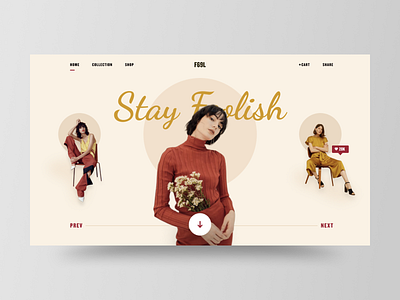 F69L dailyui fashion layout typogaphy uidesign web