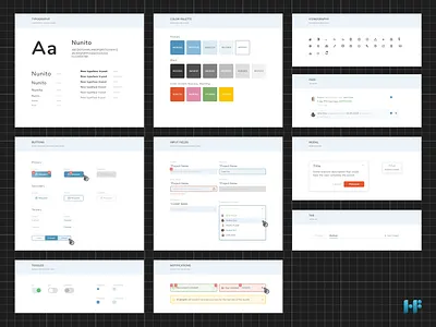 Passion Project style guide app branding design design system iconography styleguide typography ui ux web website