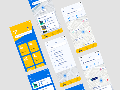 TPARK Parking App Redesign mobile app mobile app design parking app tpark