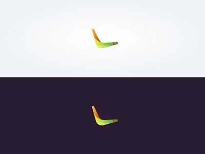 Boomerang boomerang design icon logo vector