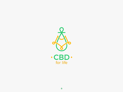 CBD oil logo branding cbd cbd logo cbd oil design logo oil vector