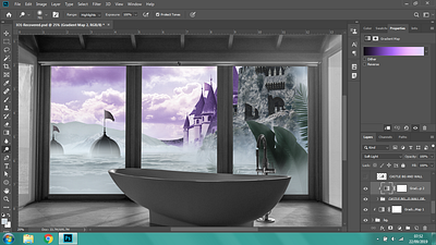 WIP for new long term project decorate galaxy home interior landscape mountains nasa poster scenery science space stars