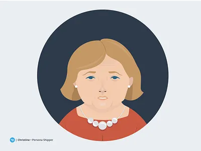 Everoad | Persona Christine branding design digital everoad illustration logistic product transport ui ux