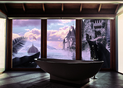 "Spectate" 01 decorate galaxy home interior landscape mountains nasa poster scenery science space stars