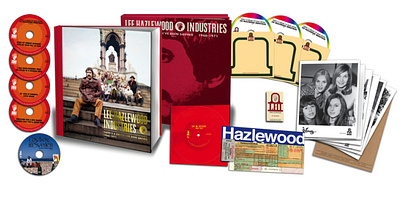 Lee Hazlewood Industries box set branding design illustration logo typography