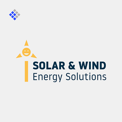 Solar & Wind Energy Solutions Part 2 affinity designer branding design energy graphic design illustration logo logo design logodesign solar solar energy wind