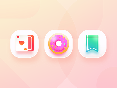 Icon explorations candy design gradient gradient design gradient icon icon icon design icon set iconography icons