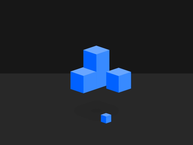 Magnetic Blocks animation block blocks dark ui ibm design language isometric isometric animation loading animation loading screen loop animation looping looping gif