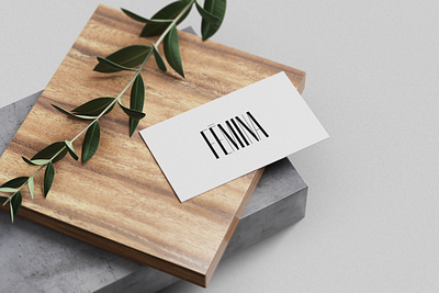 Fémina botanical brand branding clothes shop design leaves logo logotype nature plant typography