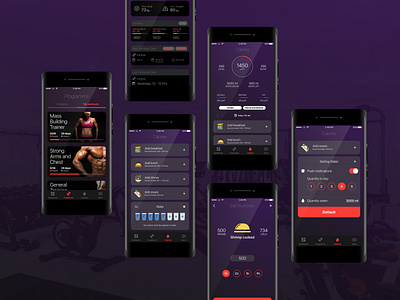FitItUp app app app design design fitness fitness app interface ios mobile sport ui ux