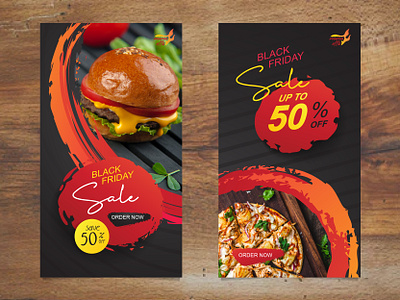 food banner advertising banner blackfriday brochure business concept design discount fastfood flyer food hamburger print promotion restaurant sale template ui vector website