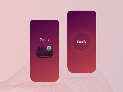 Loading for Statify app app design design inspiration interface music music app prototype spotify ui ui ux ui design uidesignpatterns uitrends webapp webdesign