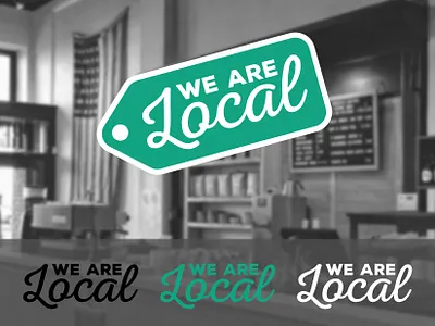We Are Local branding design icon john matychuk logo nebraska omaha typography vector