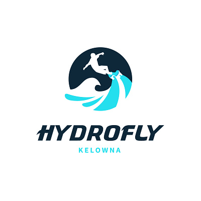 Hydrofly branding design flyboarding illustration logo logo design watersports