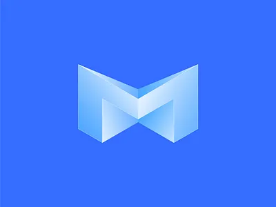 3d m brand business business logo corporate design flat flat logo identity logo minimalist