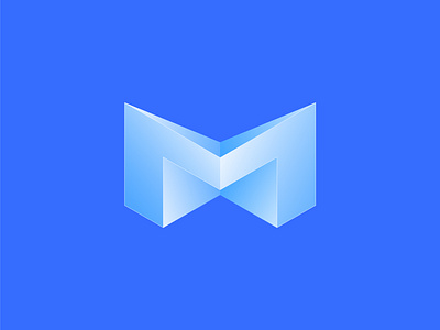 3d m brand business business logo corporate design flat flat logo identity logo minimalist