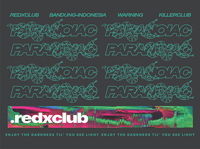 Paranoiac branding design paranoid