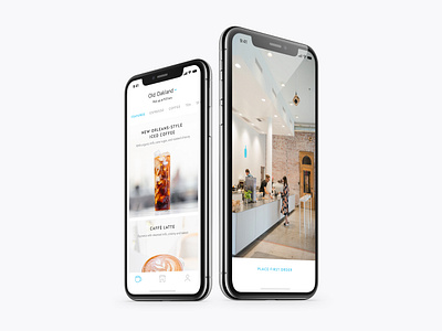 Blue Bottle Coffee iOS App app blue blue and white blue bottle coffee ios ios app mobile product design white